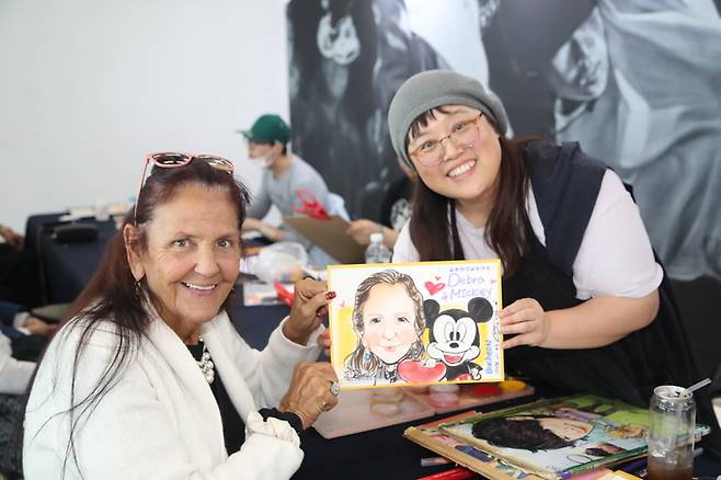 부천국제만화축제 캐치캐치 캐리커처 / 사진= 한국만화영상진흥원