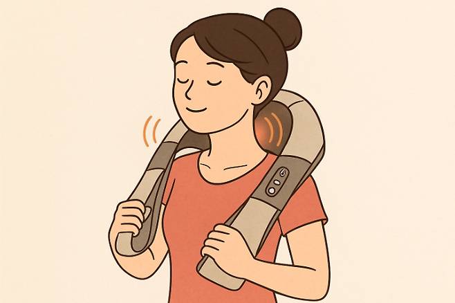 건강 관리 수요가 늘어나면서 가정용 마사지기 사용이 증가했지만, 제품의 구조적 안전성 검증은 제조사 자체 판단에 맡겨져 있어 안전 사각지대가 불가피하다. AI 이미지 캡처