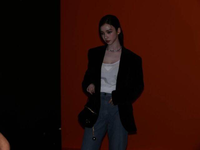 그룹 에스파 멤버 카리나가 명품 브랜드 패션쇼 일정을 소화했다. / 카리나 인스타그램