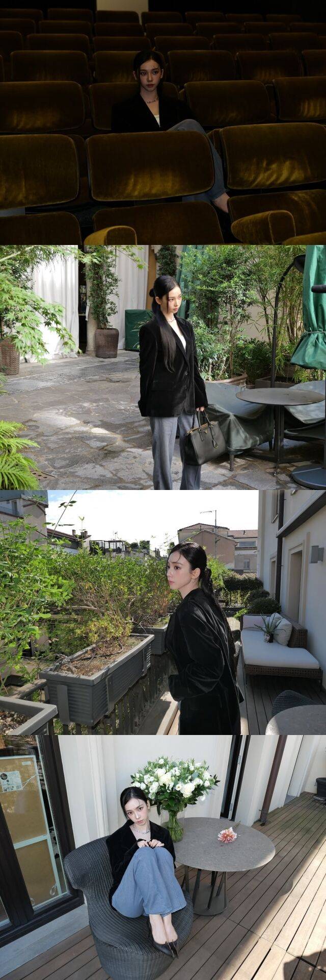 그룹 에스파 멤버 카리나가 명품 브랜드 패션쇼 일정을 소화했다. / 카리나 인스타그램