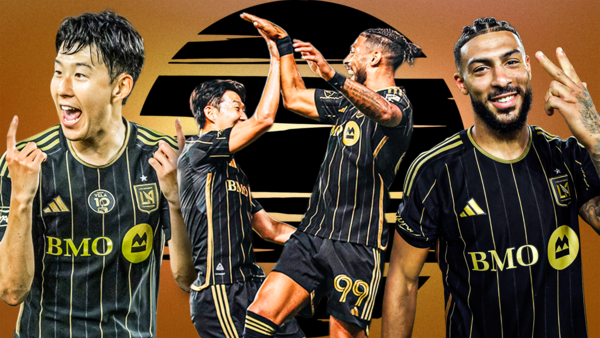 미국 메이저리그 사커(MLS) 로스엔젤레스FC(LAFC)의 손흥민과 드니 부앙가. /사진=미국 메이저리그 사커(MLS)