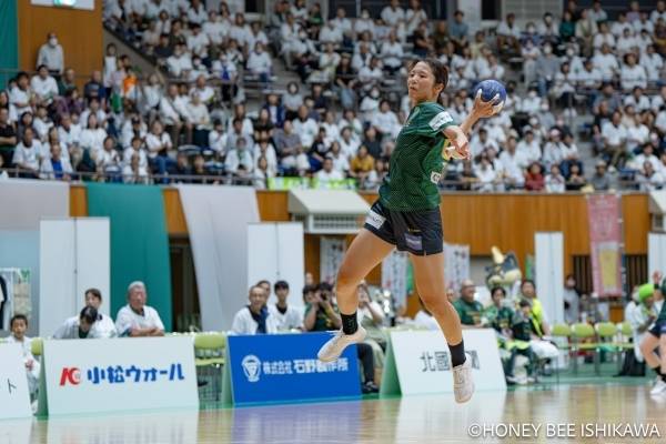 사진 2025/26 시즌 일본 여자 핸드볼 리그 H 3라운드 허니비 이시카와와 매이플 레즈 경기 모습, 사진 출처=허니비 이시카와