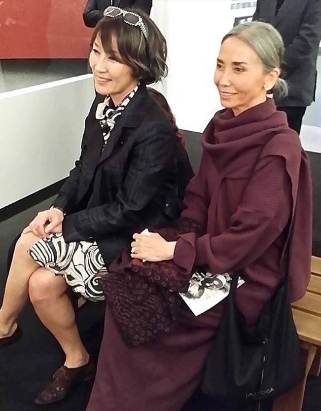 2015년 4월 한국영상자료원에서 열린 이만희 감독 타계 40주기 추모전에 나란히 참석한 이혜영과 문숙. 한국영상자료원 제공