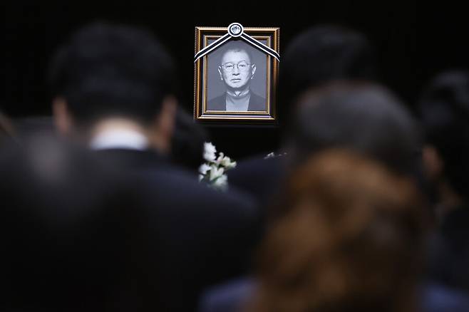 ▲ 故 전유성 노제. ⓒ곽혜미 기자