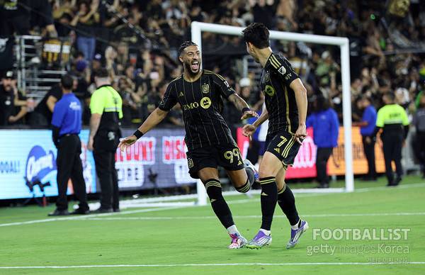 드니 부앙가와 손흥민(이상 LAFC). 게티이미지코리아