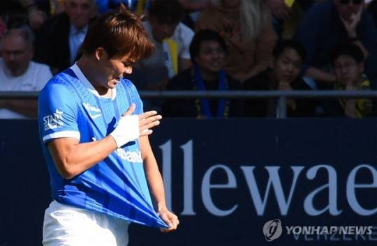 오현규, 경기 종료 직전 극적 결승포 / 사진=연합뉴스