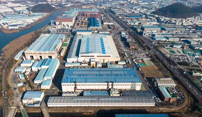 한화엔진 창원공장 외부 모습