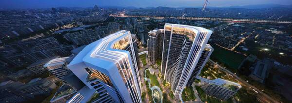 한남4구역 래미안 루미원 스카이 커뮤니티. 삼성물산