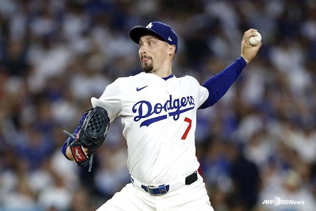 1일 신시내티전에 등판한 스넬의 모습. /AFPBBNews=뉴스1