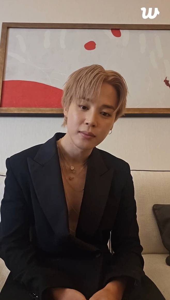 사진=지민 위버스 라이브