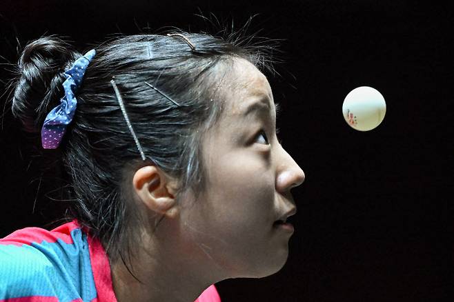 신유빈(사진=AFPBBNews)