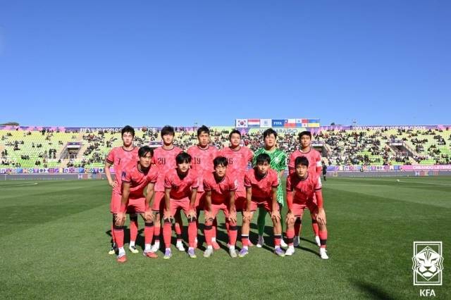 이창원 감독이 이끄는 한국 U-20 축구 대표팀. 사진=대한축구협회