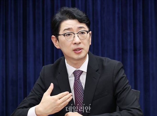 주진우 국민의힘 의원이 의원회관에서 데일리안과 인터뷰를 하고 있다. ⓒ데일리안 홍금표 기자