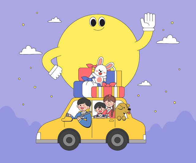 고속도로 위 건강 수칙과 대처법을 숙지하면 조금 더 안전하고 편안한 연휴를 즐길 수 있다. 사진은 기사의 특정 사실과 관련 없음. 클립아트코리아