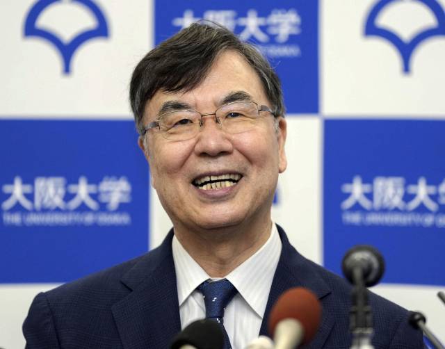 노벨 생리의학상 수상자 사카구치 시몬 오사카대 명예교수. 로이터연합뉴스