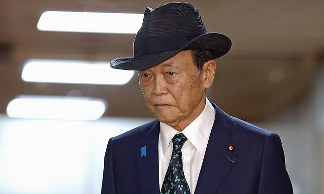 아소 다로 전 일본 총리. AP연합뉴스