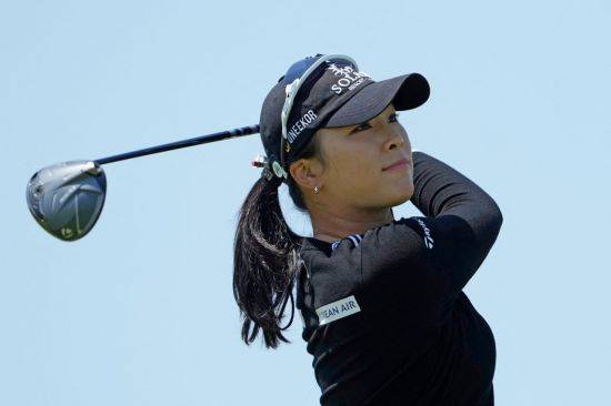 윤이나가 뷰익 LPGA 상하이 1라운드에서 7언더파를 몰아쳤다. AFP연합뉴스