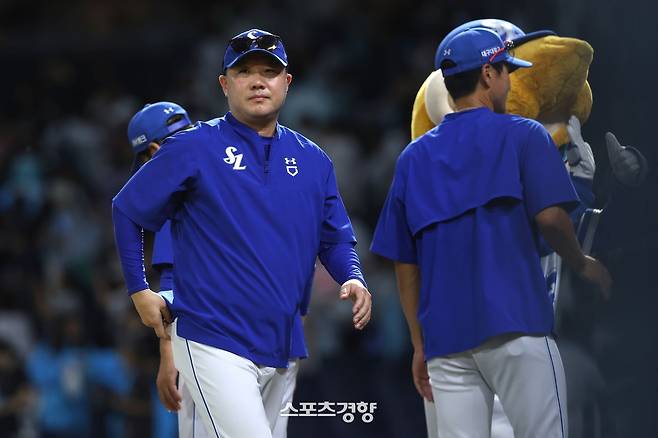 박진만 삼성 감독. 삼성라이온즈 제공