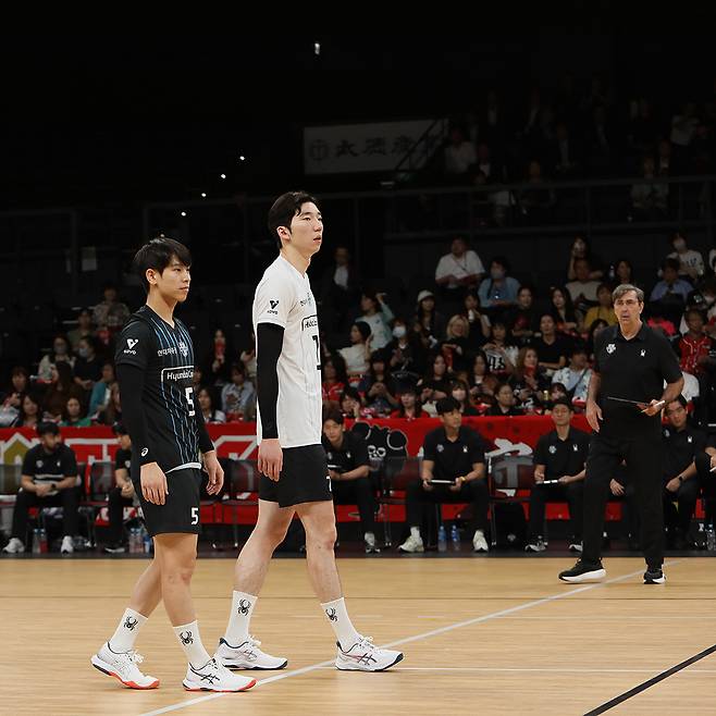 허수봉의 경기 모습. /사진=현대캐피탈 제공