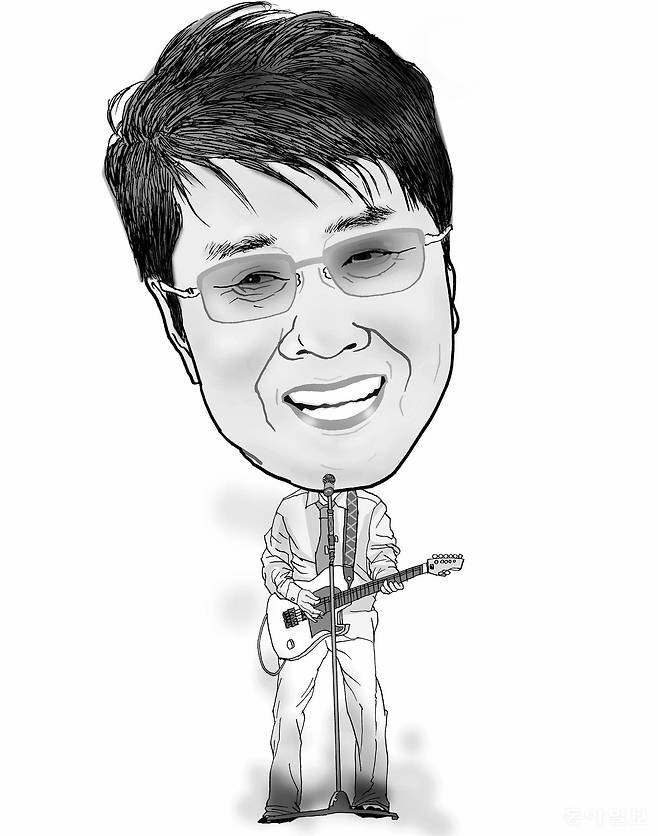 가왕의 캐리커쳐. 최남진 기자