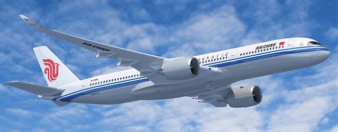 중국국제항공 여객기. 사진=중국국제항공(에어 차이나)