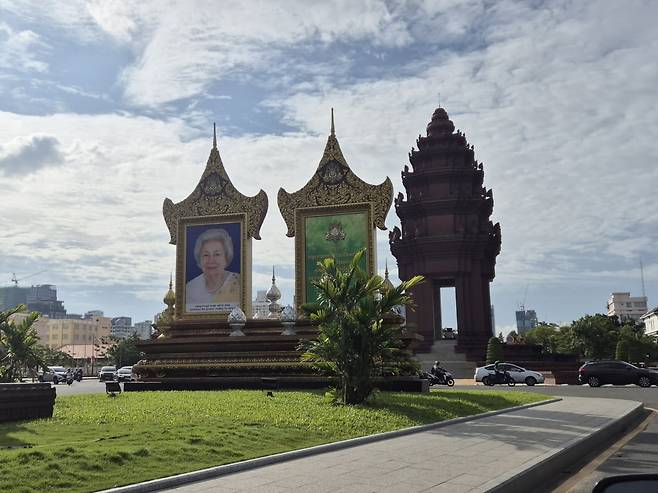 캄보디아 프놈펜 시내 전경./사진=김다빈 기자