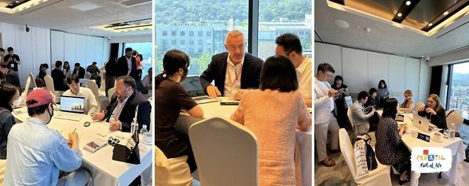 2시간 동안 진행된 1:1 미팅 현장. 사진제공|크로아티아관광청/CNTB