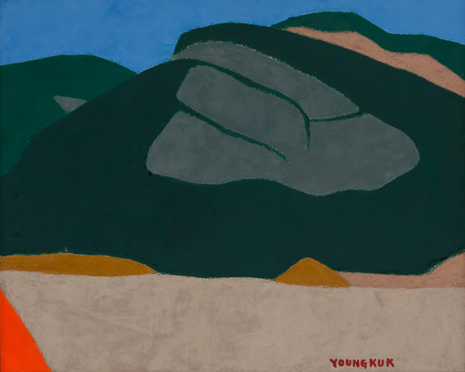 유영국의 작품 '산'. 사진=엄미술관