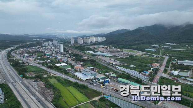 김천 아포읍 전경. 사진=김천시 제공