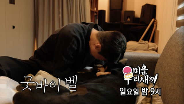 배정남과 반려견 벨 / SBS '미운 우리 새끼'