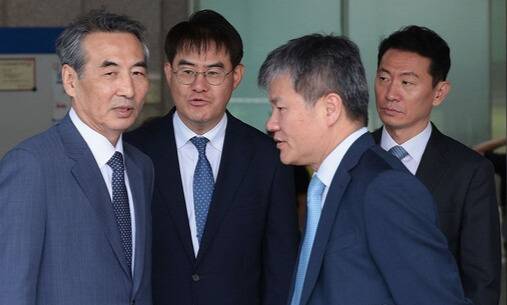 민중기 특별검사팀. 연합뉴스