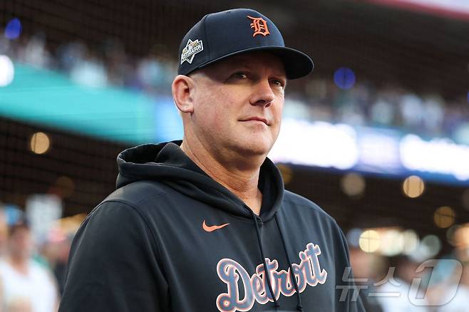 디트로이트 타이거스 지휘봉을 계속 잡게 된 A.J. 힌치 감독. ⓒ AFP=뉴스1