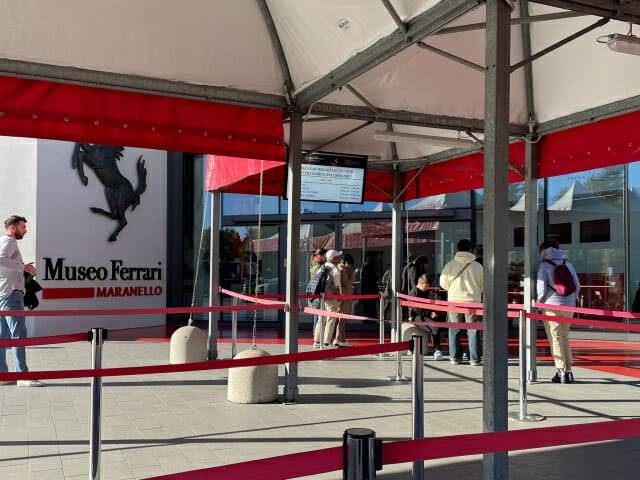 페라리 뮤지엄 입구 (사진=지디넷코리아)