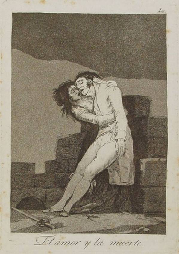그라나도스의 '고예스카스' 제5곡 ‘사랑과 죽음’ 모티브가 된 고야의 'Capricho No. 10: El amor y la muerte(Love and death)' /사진출처=위키피디아