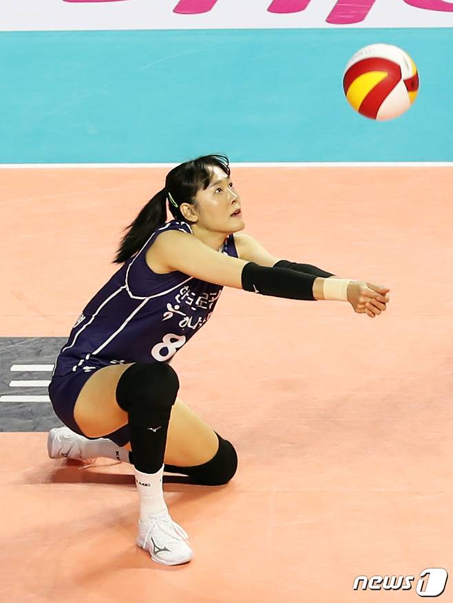 IBK기업은행으로 이적한 리베로 임명옥. /뉴스1 DB ⓒ News1 정진욱 기자