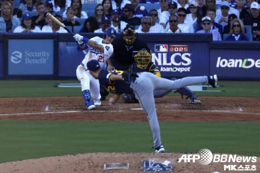 다저스는 밀워키 신인 선발 미즈오로스키를 극복했다. 사진(美 로스앤젤레스)=ⓒAFPBBNews = News1