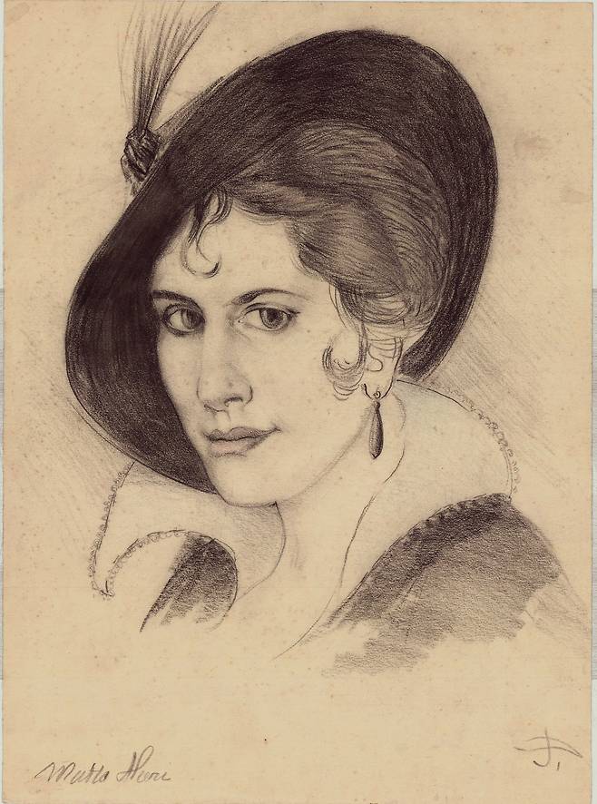 얀 폰스테인, 마타 하리의 초상화(추정), 1935