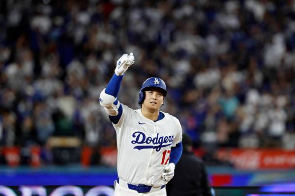 오타니가 다저스를 월드시리즈로 이끌었다. 사진= Getty Images/AFP= 연합뉴스 제공