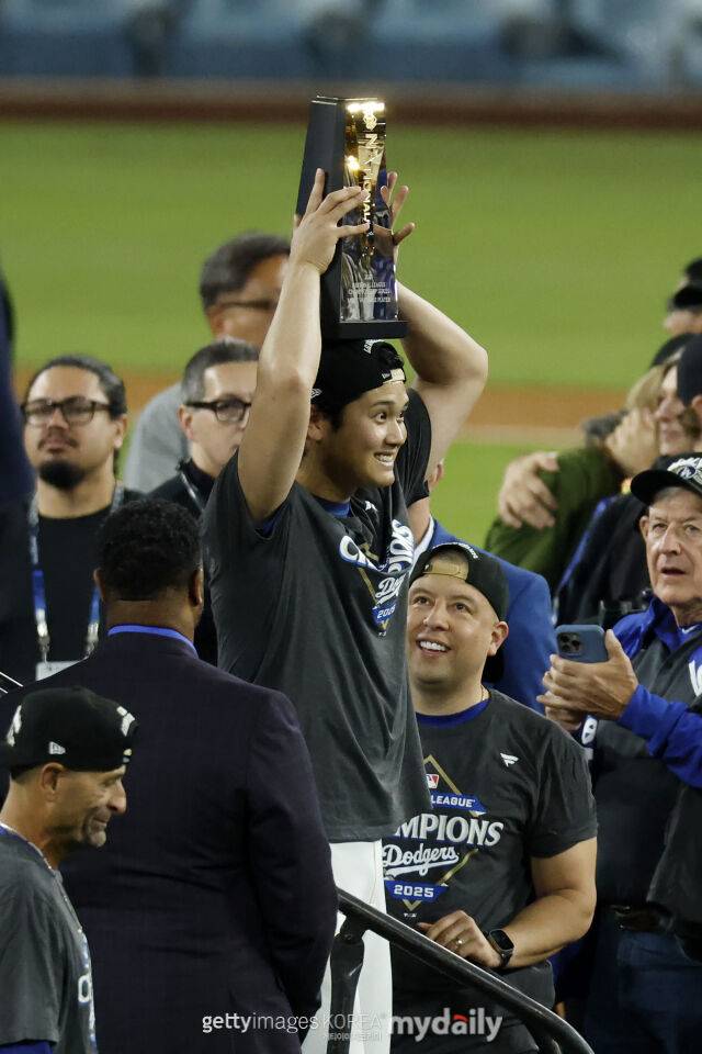 2026 내셔널리그 챔피언십시리즈(NLCS) MVP로 선정된 LA 다저스 오타니 쇼헤이./게티이미지코리아