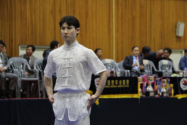 전국체육대회 5연패를 달성한 우슈 간판 이하성. 사진 | 대한우슈협회