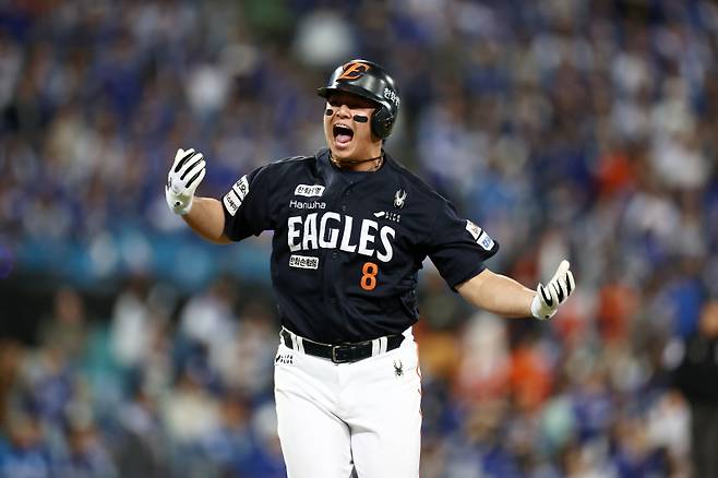 <yonhap photo-4784=""> 한화 노시환. 연합뉴스</yonhap>