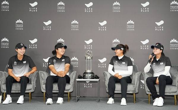 왼쪽부터 김효주, 유해란, 고진영, 최혜진 / 사진=LPGA 제공