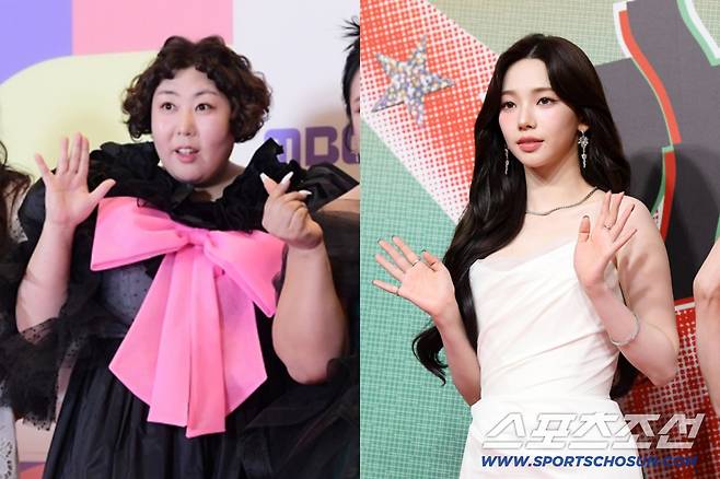 신기루(왼쪽), 카리나. 스포츠조선DB