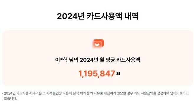 상생페이백에 로그인하면 내 카드사용액을 쉽게 조회할 수 있다.