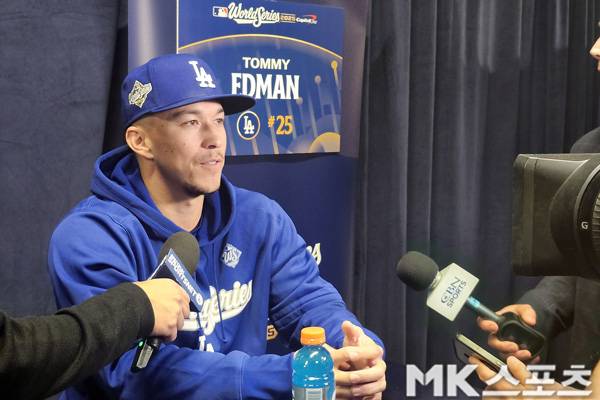 에드먼은 여전히 발목 문제에서 자유롭지 못함을 인정했다. 사진(캐나다 토론토)= 김재호 특파원