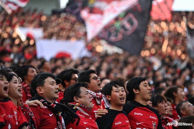 우라와 레즈 서포터. /AFPBBNews=뉴스1