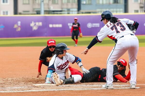 포수 김현아가 공수 맹활약했다. (사진=BFA)