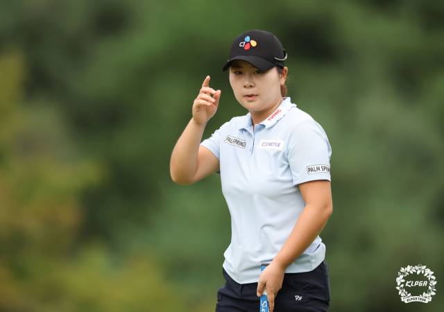 상금 랭킹 1위를 달리고 있는 홍정민. 사진 제공=KLPGA