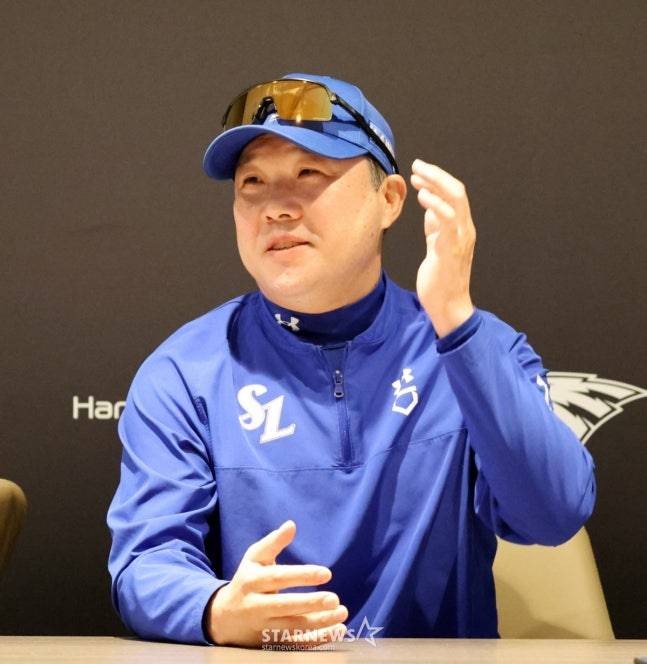 삼성 박진만 감독. /사진=강영조 선임기자