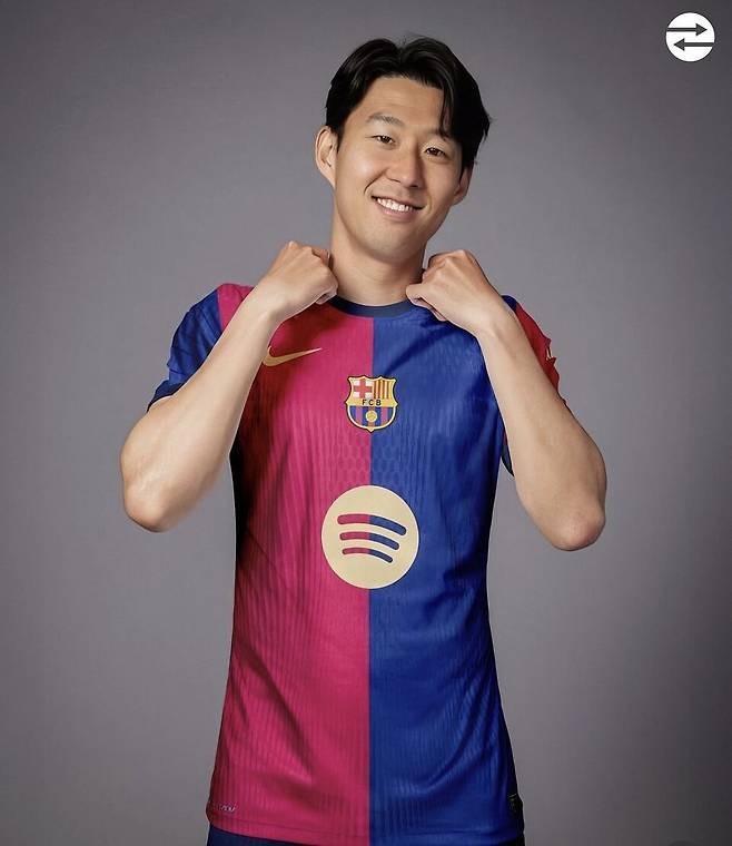 바르셀로나 이적설이 떠오른 로스엔젤레스FC 공격수 손흥민. /사진=트랜스퍼